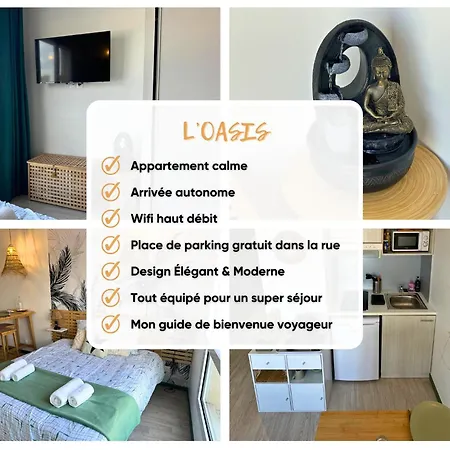 Oasis - Wifi, Clim, Vue, Equipe Apartament Lourdes